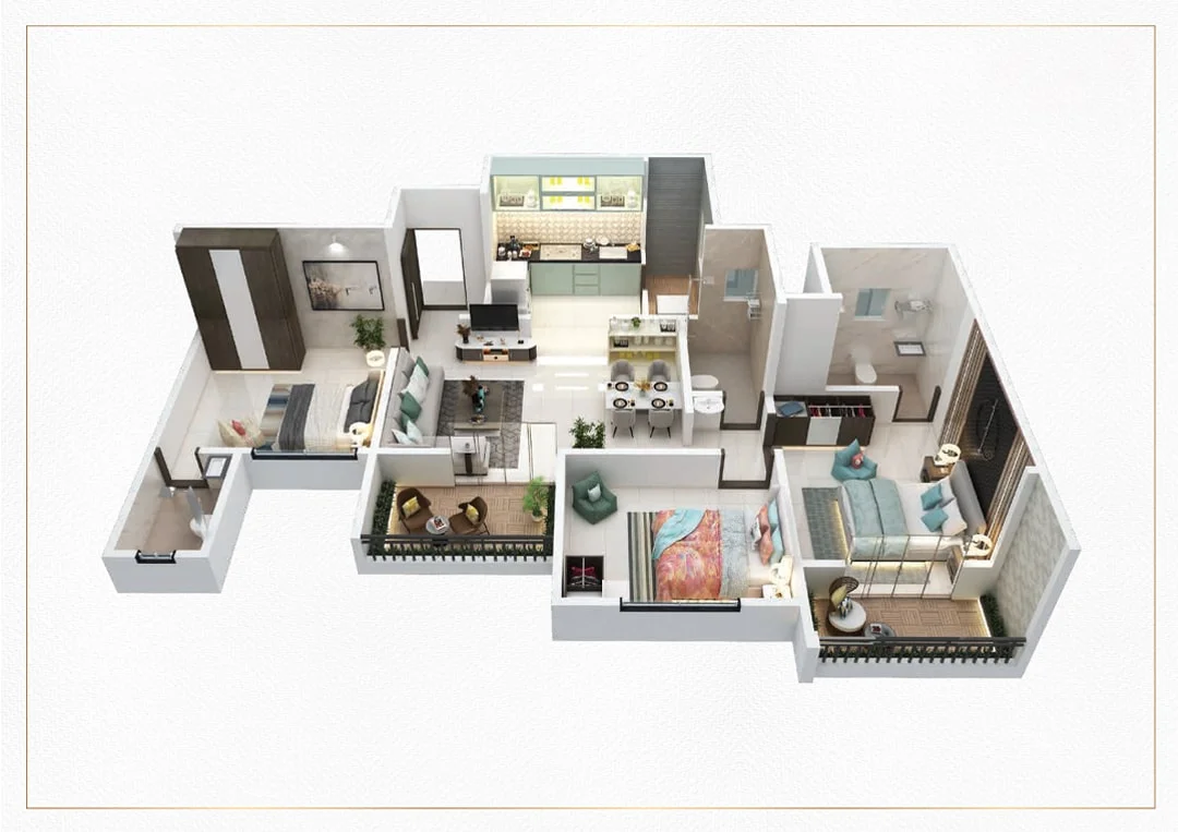 Gawade Galore Tathawade 3 BHK
