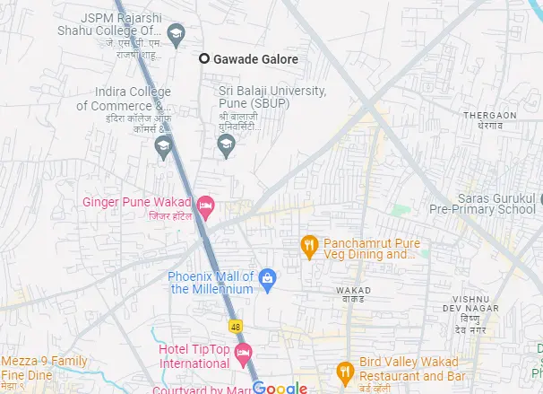 Gawade Galore Tathawade Map